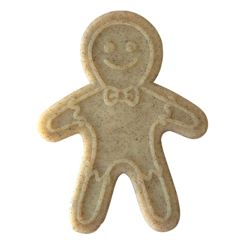 SodaPup Gingerbread Man â€“ Durable Dog Chew Toy Made in USA from Non-Toxic, Pet Safe, Food Safe Nylon Material for Mental Stimulation, Clean Teeth, Fresh Breath, Problem Chewing, Calm Nerves, & More - Image 1